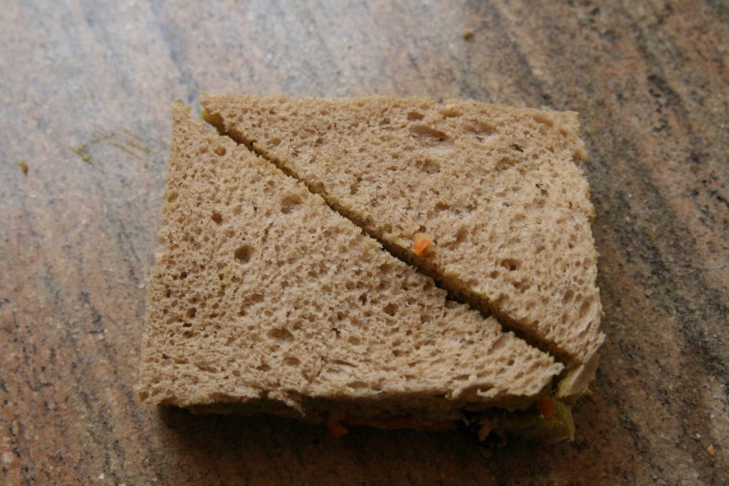 משולשי כריך סושי 